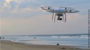 Drohne am Strand