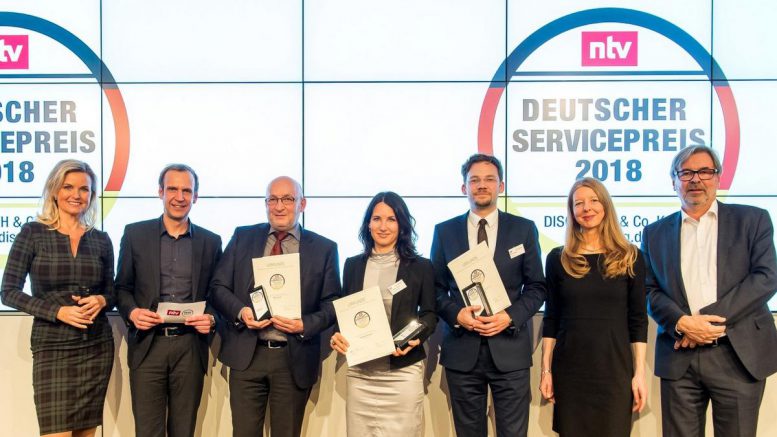 Preisverleihung Deutscher Servicepreis 2018