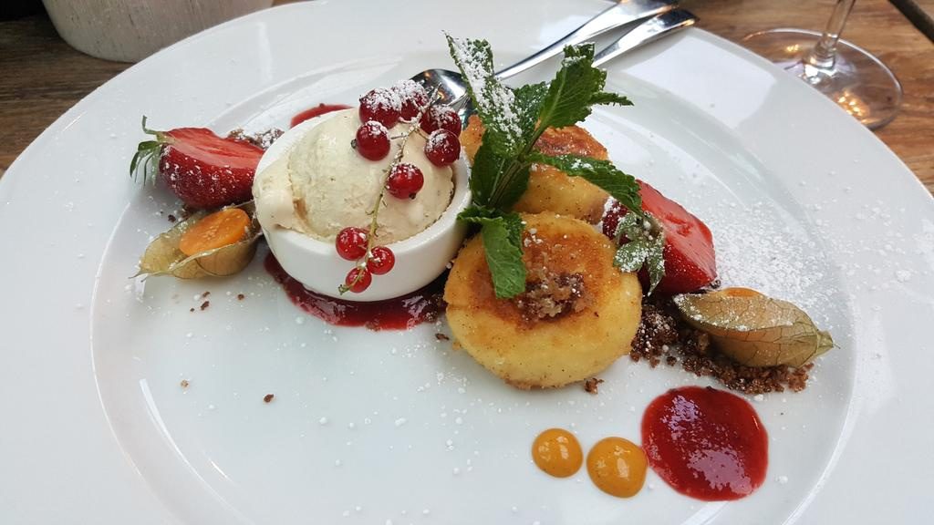 Dessert in der Brasserie Europa 