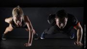 Fitness Training zwei Sportler