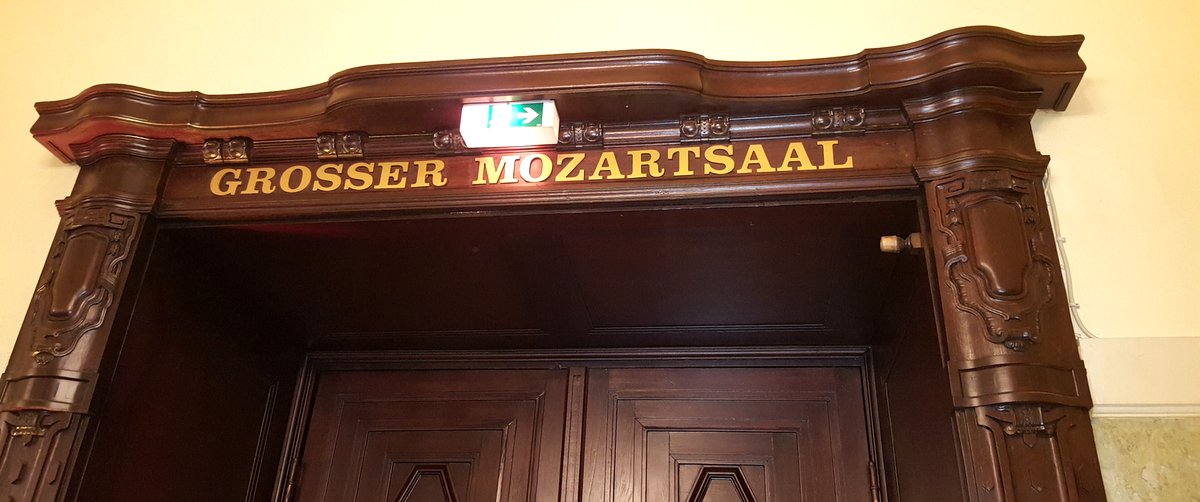Eingang zum Mozartsaal Hamburg