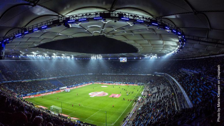 Volksparkstadion hier spielt der HSV in Hamburg