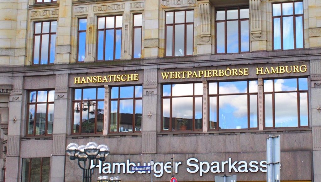 Börse Hamburg in der Rathausstraße