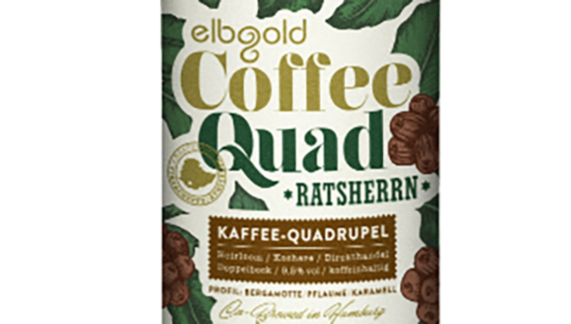 Coffee Quad Bier - Etikett