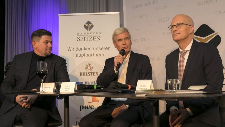 Diskussionsrunde bei Hamburgs Spitzen mit Bürgermeister
