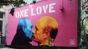 Street Art: One Love - Putin küsst Putin im Hamburger Gängeviertel