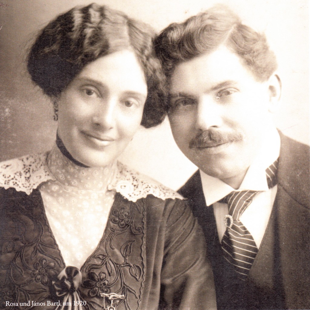Rosa und János Bartl schwarzweiss Aufnahme historisch