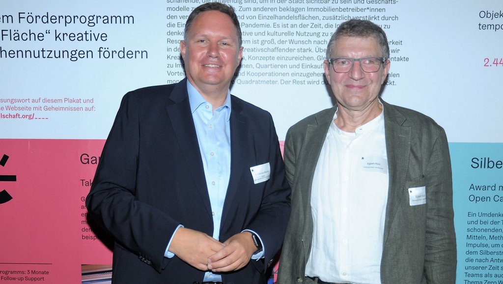 Dr. Carsten Brosda mit Egbert Rühl