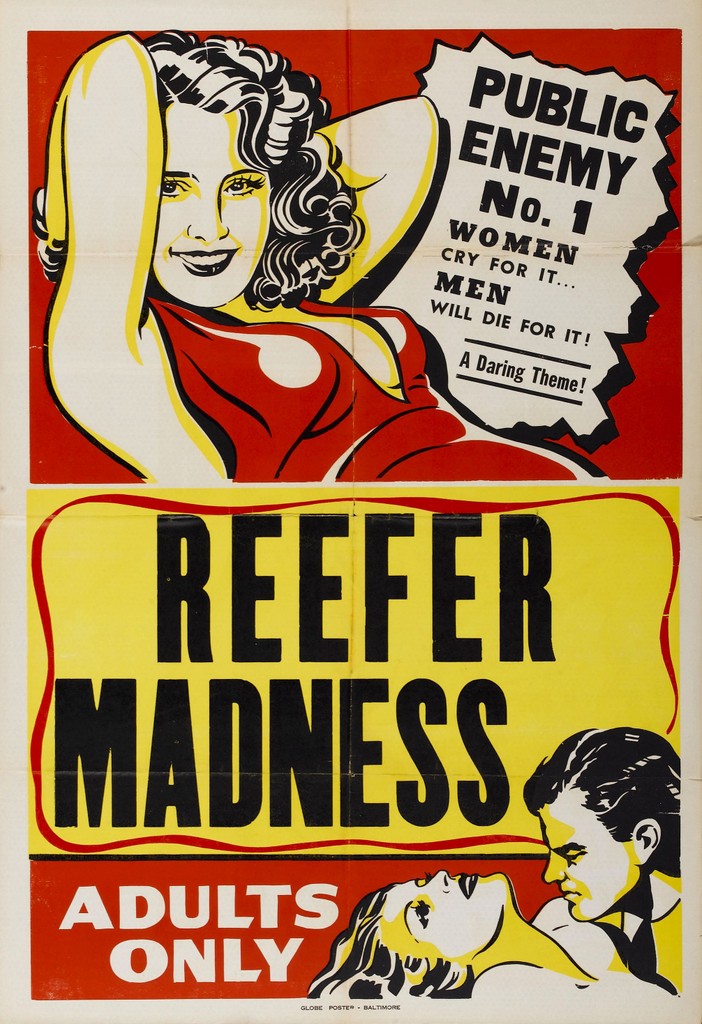 Marihuana Filmplakat USA aus den 1950er Jahren